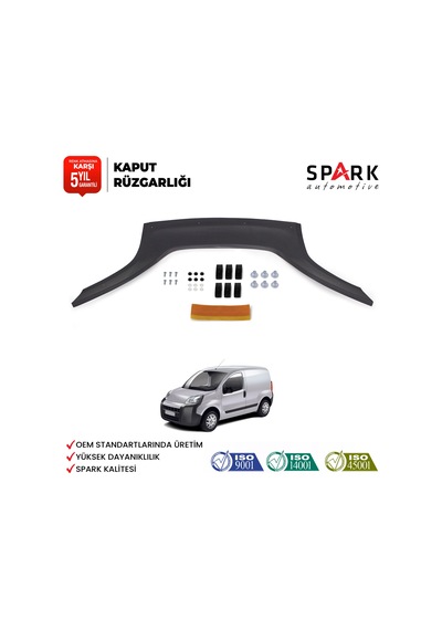 Citroren Nemo 2007-2016 Yılı Arası Uyumlu Kaput Rüzgarlığı 4mm