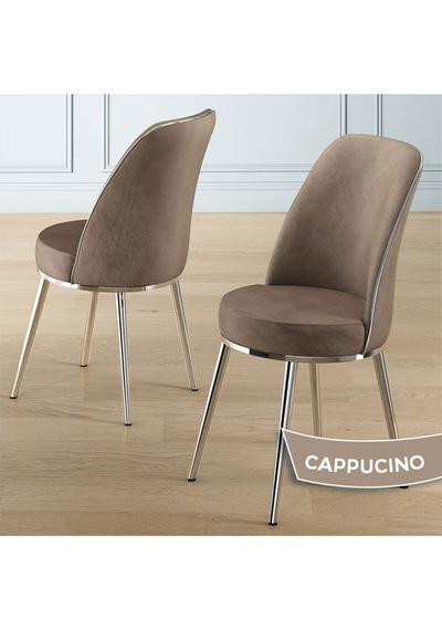 Canisa Nira Serisi 70x114 Mdf Açılabilir Beyaz Mutfak Masa Takımı 4 Cappucino Sandalye Krom Detay Beyaz Masa Cappucino Sandalye Ayaklar Krom Canisa Nira Serisi 70x114 Mdf Açılabilir Beyaz Mutfak Masa Takımı 4 Cappucino Sandalye Krom Detay Beyaz Masa Cappucino Sandalye Ayaklar Krom