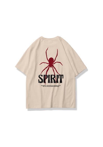 Flood Of Style Unisex Spirit Tshirt Taş Gri