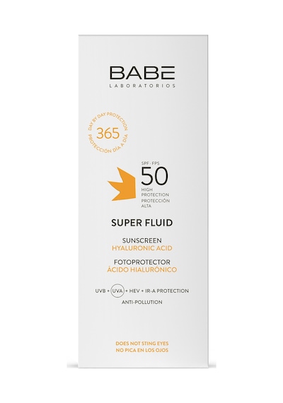 Babe Facial Sunscreen Super Fluid Hyaluronik Asit İçeren Yüz Güneş Kremi SPF50 50 ML