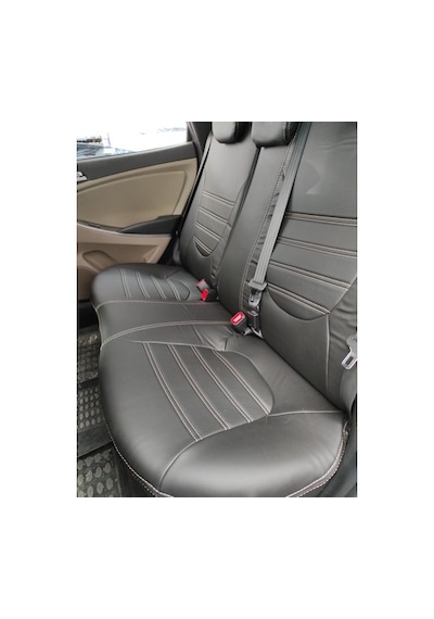 Hyundai Accent Blue Araca Özel Deri Oto Koltuk Kılıfı (496210855)