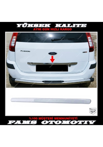 Ford Fusion Krom Bagaj Çıtası 2002 Üzeri P. Çelik