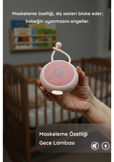 Beyaz Gürültü Cihazı Pışpışlı Ninnili Radyasyon İçermeyen Bebek Uyku Arkadaşı