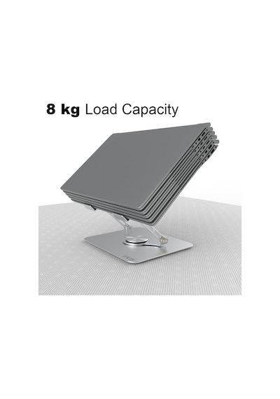 Inca Inc-122g Metal Laptop Standı 10-17 İnç 360 Döner Katlanabilir