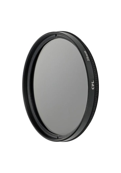 58mm Cpl Polarize Filtre Dairesel Polarizasyon, Yansıma Azaltıcı, Metal Çerçeve