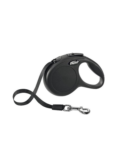 Flexi New Classic Serit Siyah Xs Gezdirme Tasması 3 Mt Siyah
