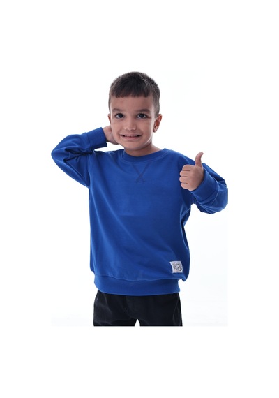 Erkek Çocuk Lacivert Sweatshirt %100 Pamuk 12 Ay 5 Yaş Rahat Kalıp Basic Günlük Üst Lacivert Erkek Çocuk Lacivert Sweatshirt %100 Pamuk 12 Ay 5 Yaş Rahat Kalıp Basic Günlük Üst Lacivert