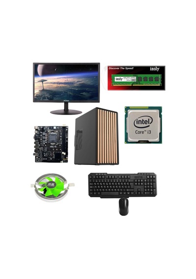 EFS EFSOFFICE0003-2 i3-3210 8 GB 256 GB SSD 20" Free Dos Masaüstü Bilgisayar