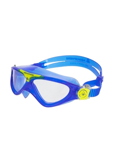 Aquasphere Vista Junior Şeffaf Cam - Lacivert/sarı Yüzücü Çok Renkli