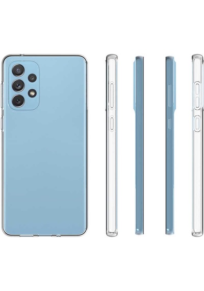 Galaxy Uyumlu A53 5g Kılıf Süper Silikon Kapak - Renksiz Renksiz Renksiz
