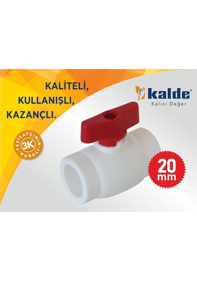 Kalde Pprc Kelebek Mini Küresel Vana 20 Mm 20mm