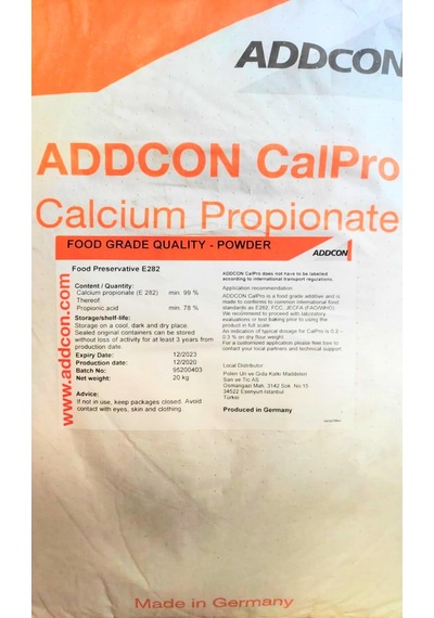 Kalsiyum Propiyonat 20 kg