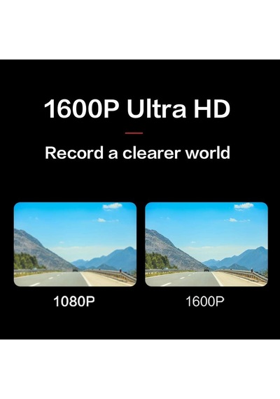 Araç Kamerasında 1600p30 130 Derece Geniş Açı, G Sensörlü Gösterge Paneli Kamera, Wifi, Wdr, Döngü Ve Acil Dur