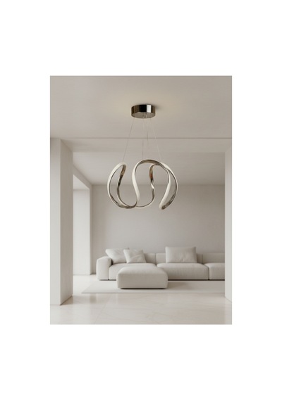 Nova Modern Krom Led Avize Modern Salon & Oturma Odası