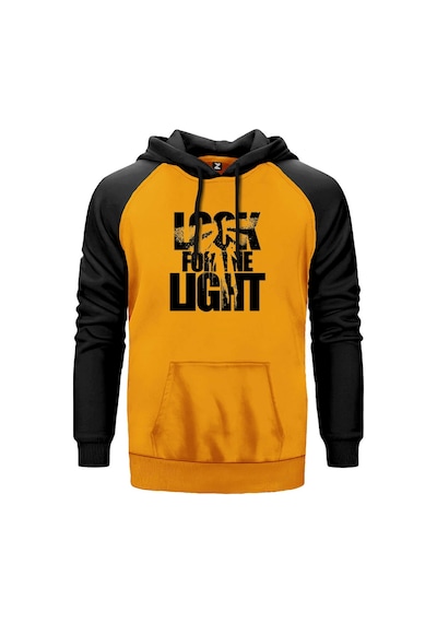 The Last Of Us Look For The Light Text Sarı Renk Reglan Kol Sweatshirt Sarı
