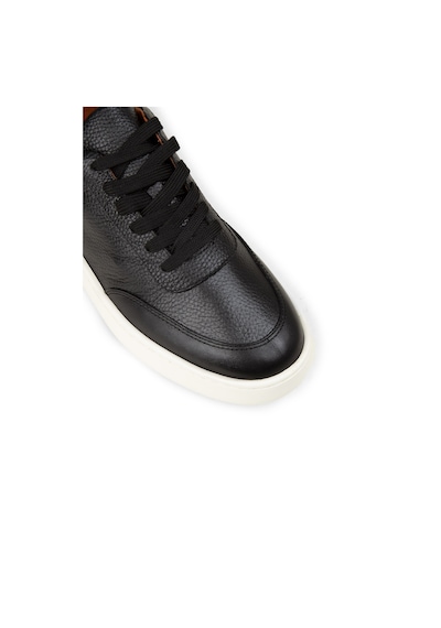 Deery Erkek Hakiki Deri Siyah Sneaker Ayakkabı - 04406msyhe01