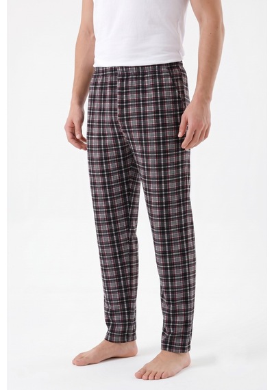İki Yıldız Erkek Tek Penye Pijama Alt Bgl-st05658 Siyah