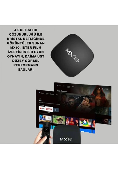 4k Uhd Android Medya Oynatıcı 60 Fps Video, Dolby Digital Ses Ve Görüntü Yansıtma