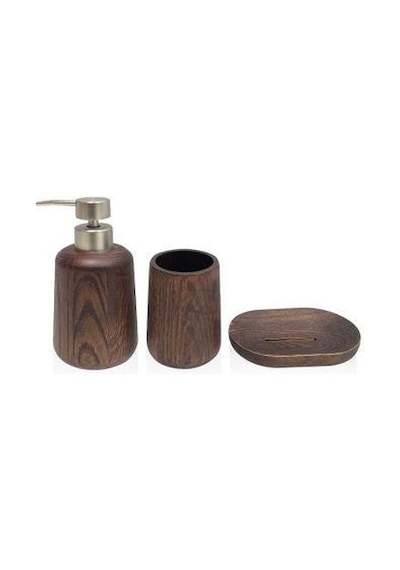 The Mia Wooden Banyo Seti 3 Parça Diğer