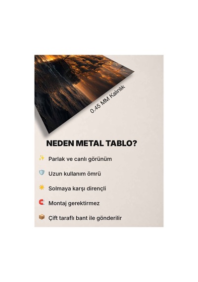 Ufkun Ötesine Yolculuk Gün Batımında Yelkenli Gemi A3 Metal Poster Çok Renkli - 937474939 Çok Renkli - 937474939 Çok Renkli