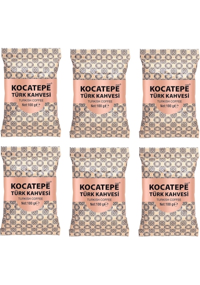 Kocatepe Türk Kahvesi 100 Gr X 6 Adet Öğütülmüş