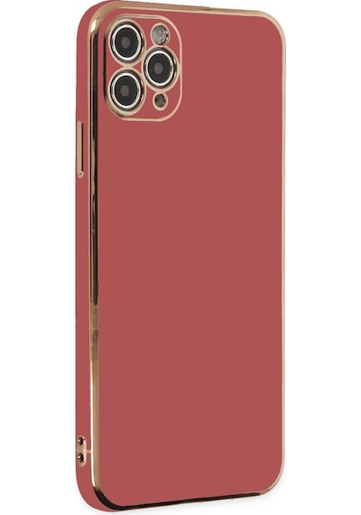 Apple iPhone Uyumlu   11 Pro Max Kılıf Volet Silikon - Kırmızı