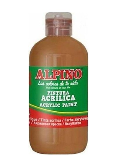Alpino Sulu Boya Tempera 250 Ml Kahverengi Dm040177 Çok Renkli