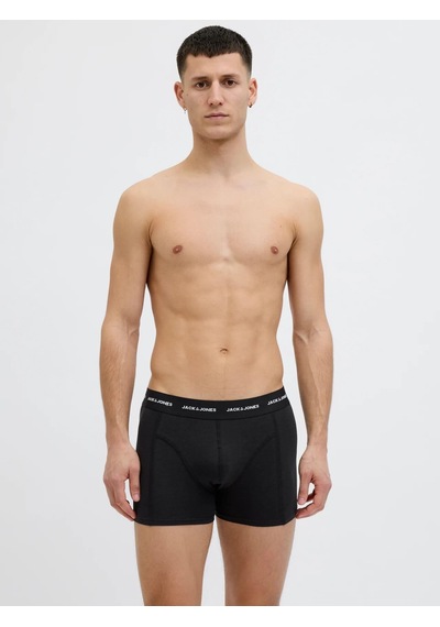 Jack & Jones Jactom Bamboo Erkek 3 Lü Set Yeşil Mavi Siyah Boxer 12277176 Çok Renkli