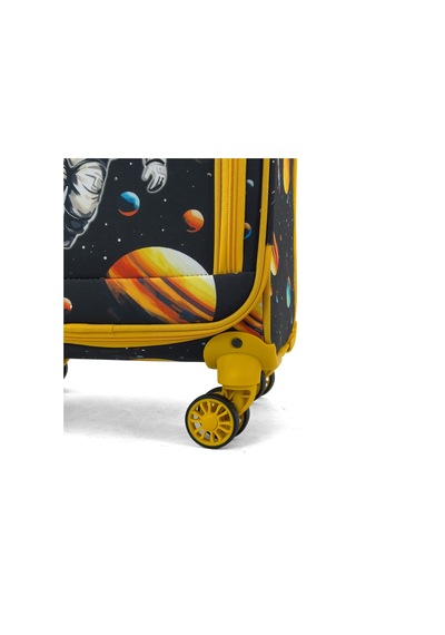 Konjabags Çocuk Karakterli 4 Tekerlekli Valiz, Eğlenceli Seyahat Arkadaşı - Astronot Astronot