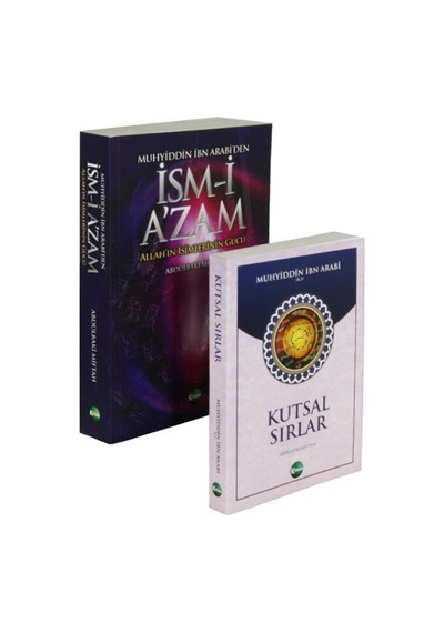 İbn Arabi'den İsmi Azam ve Kutsal Sırlar 2 Kitap Set (Esmaül h... 9280000017418