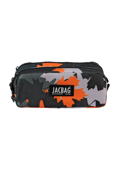 Jacbag Dual Pouch Pencıl Case-çift Bölmeli Kalemkutu - Turuncu Camoflora Turuncu Camoflora