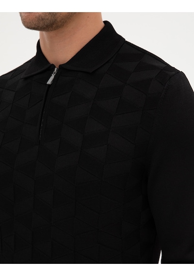 Pierre Cardin Erkek Siyah Kazak /triko 50315688-vr046 Siyah