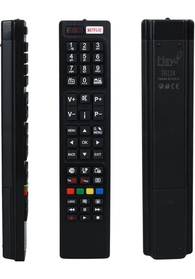 Hey Küçük Kalıp Vestel Uyumlu Netflix - Youtube - Play Tuşlu Lcd Led Tv Kumanda Rc4848f Rc5 30094759