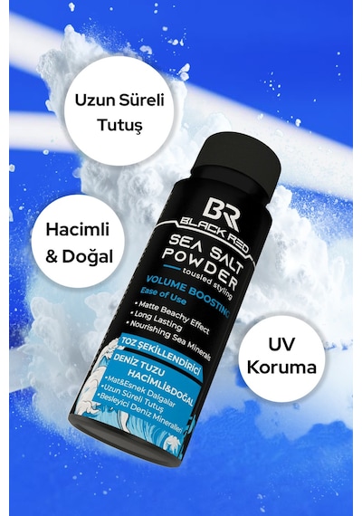 Mucizevi Hacim Ve Dalga Veren Tarak Deniz Tuzu Saç Toz Saç Pudrası 2 Li Set