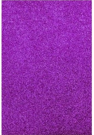 Yapışkanlı Simli Eva 50x70 Mor Rulo Şeklinde
