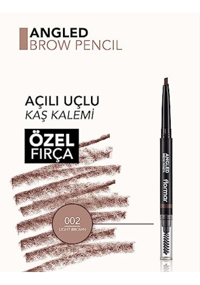 Angled Brow Fırça Başlıklı & Asansörlü Ucu Açılı Kaş Kalemi 00