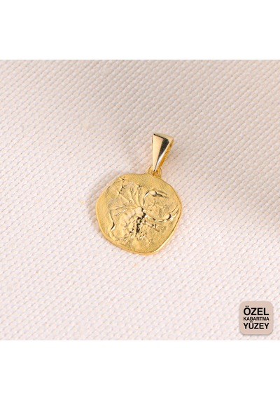 Goldkupe 14 Ayar Altın Akrep Burç Kolye Ucu 1,91 Gr-6394 Altın
