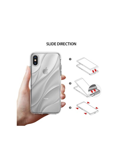 Ringke Flow Apple Uyumlu iPhone X İle Kılıf Crystal Clear