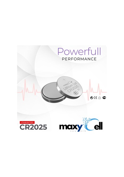 Maxycell 6 Adet Cr2025 Düğme Pil, 3 V Pil, Elektronik Cihaz Ve Anahtar, Kumandalar, Tıbbi Cihazları