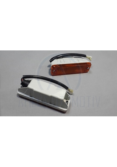 Volkswagen Golf Mk2 83-92 Ön Tampon Sinyal Seti Sag Sol Sari 349013635