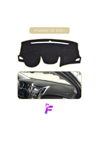 Hyundaı İ30 2012-2016 Uyumlu Ön Göğüs Koruma Hızlı Ve Kolay Montaj Oto Aksesuar Kaymaz Tc67 Torpido Halısı