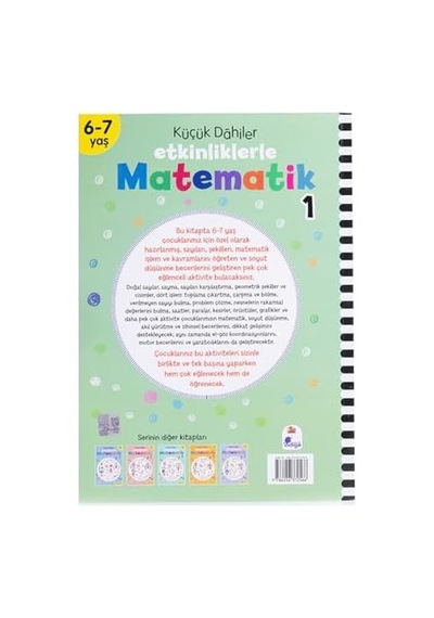 Küçük Dahiler Etkinliklerle Matematik 1. Kitap 6-7 Yaş