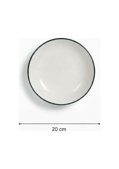 Venue Çukur Tabak 20.4cm Rim Yeşil Rinart
