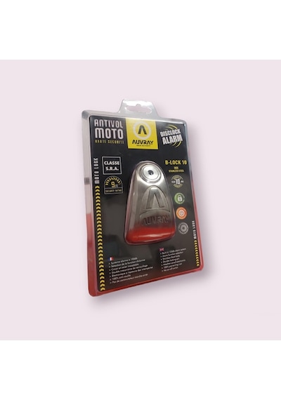 Auvray B-lock 10 Çelik Alarmlı Disk Kilidi 10 Mm 120db Sra