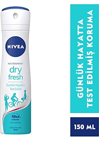 Dry Fresh Kadın Sprey Deodorant, 150 Ml