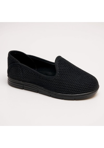 Dosa Shoes Kadın Babet Taba Zincir Tokalı Hafif Rahat Taban Şık Günlük Ayakkabı Siyahh