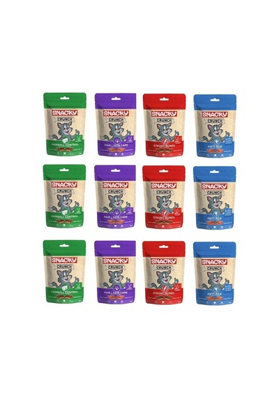 Crunch 4 Çeşit Karma Kedi Ödülü 60 Gr. X 12 Adet