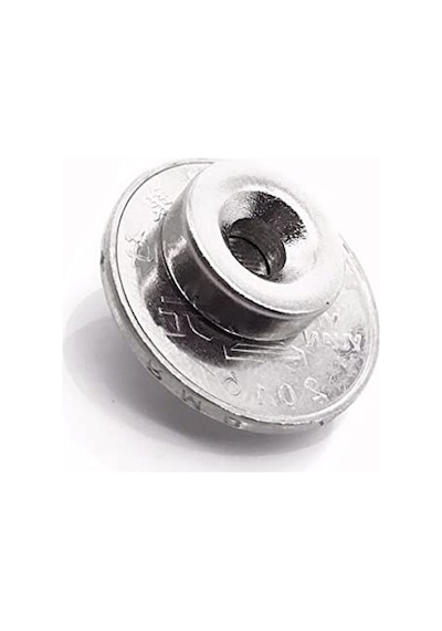 10 Adet Havşalı Delikli Neodyum Mıknatıs, 15x5 Mm