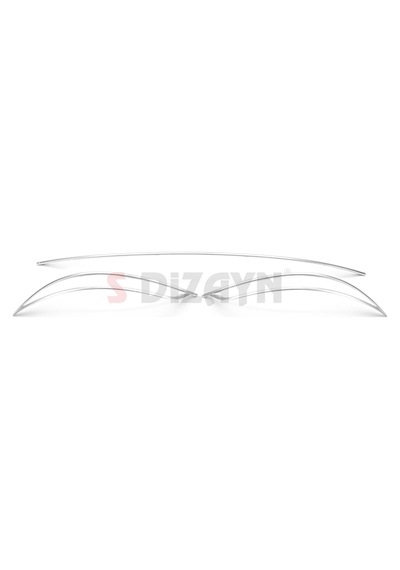 Fiat Egea Sedan Krom Arka Tampon Difüzör Çıtası 3 Prç. 2015 Üzeri