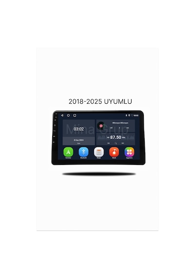 Snp Serisi Fiat Egea Cross Urban Yeni Göğüs Uyumlu 9 İnç Kablosuz Carplay Android Multimedya 4-64 Gb + Kamera  9"